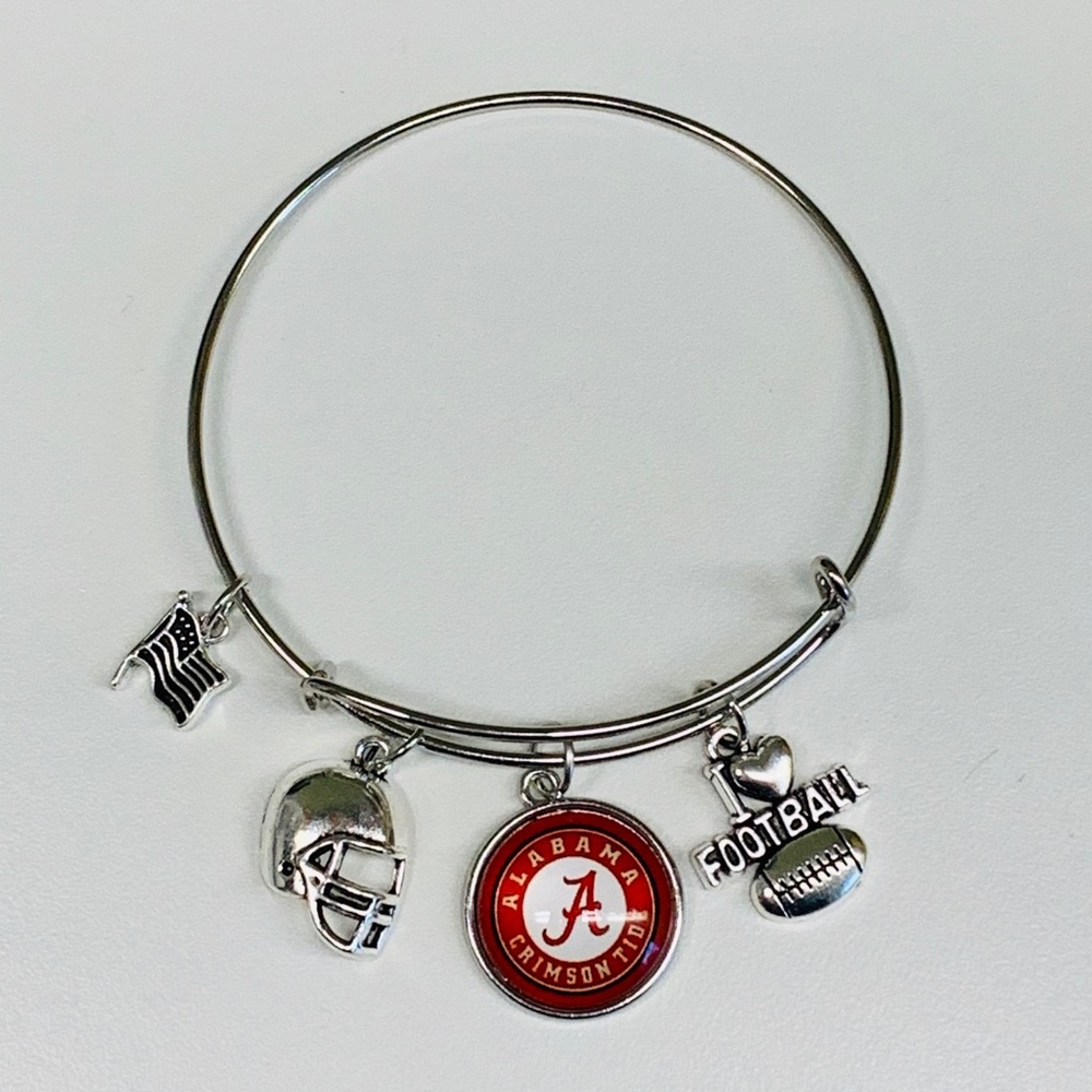 Alabama Crimson Tide Bangle Bracelet Women